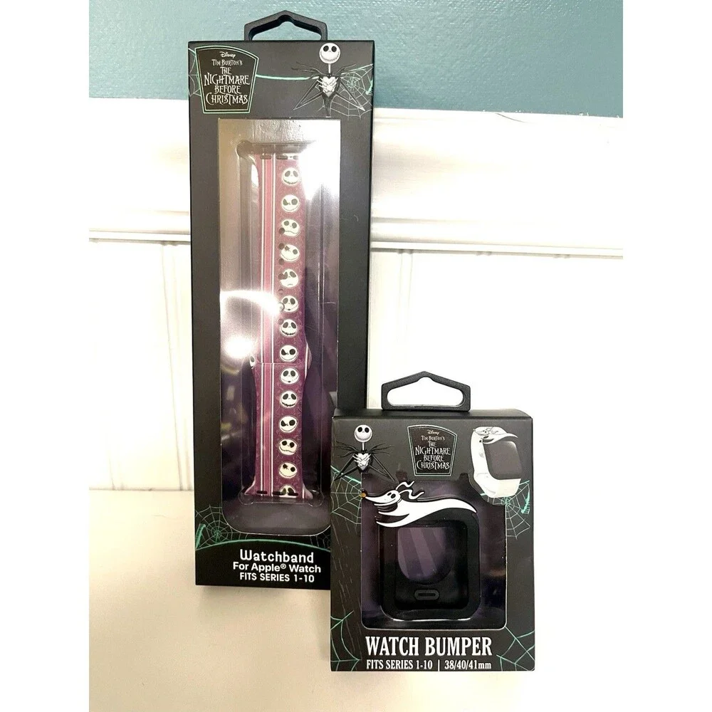 Nightmare Before Christmas Apple Watch Bundle- Watchband And Bumper